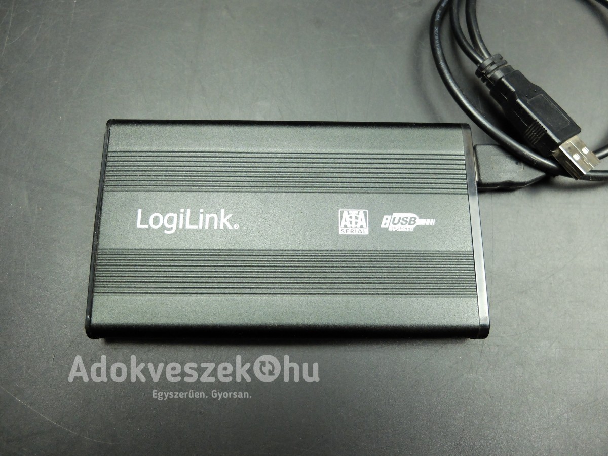 Logilink 2,5” külső merevlemez ház USB 2.0