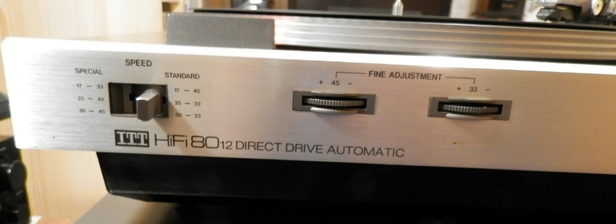 ITT HiFi 8012 Direkt Drive Automatic lemezjátszó (újszerű)