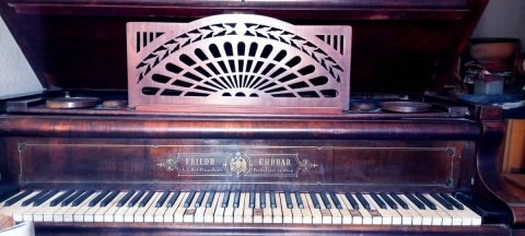 eladó friedr ehrbar régi zongora