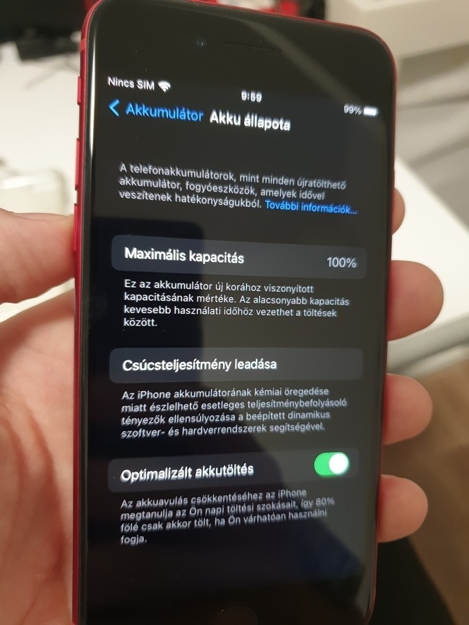 Iphone SE 2022 (64GB) 2023.07.30 garancia, Mediamarkt.
