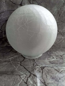 Gömb alakú kerti lámpa üveg bura (200 mm)
