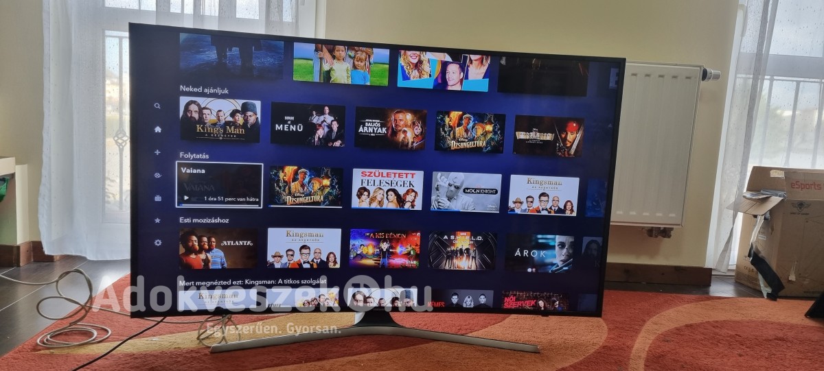 Samsung 55" ívelt 4k led Tv