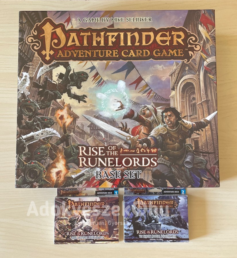 Pathfinder rise of the runelords alap játék + 2 kiegészitő