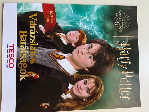 Harry Potter album teljes (120 db) nem beragasztott matricasorral