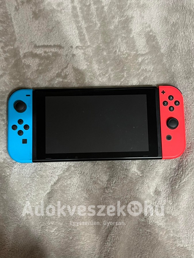 Nintendo Switch - Neon Red&Blue + 6 játék