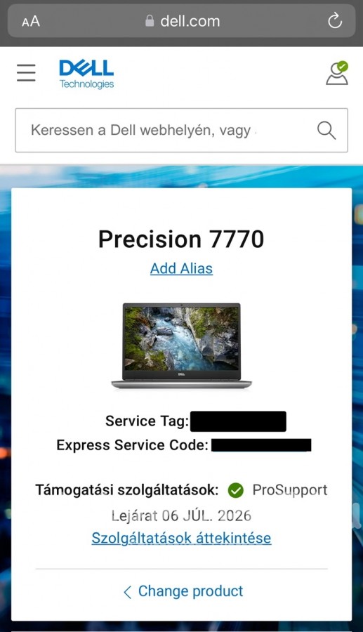 !!!Bontatlan, díszdobozos Dell Precision 7770 17.3” (2023) Intel Extreme i7-12850HX Quadro RTX A3000 12GB HU gar. 2026 tervező workstation