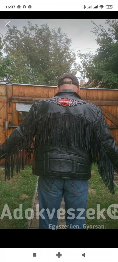 Új eredeti Harley Davidson motoros bőr dzseki 