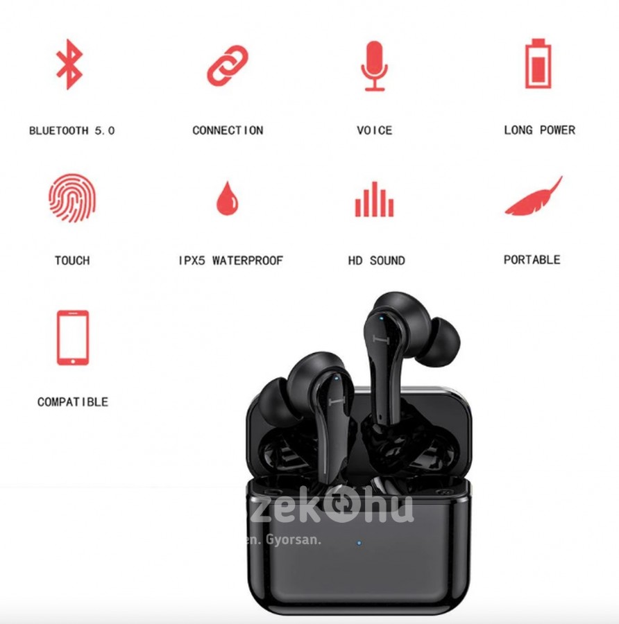 Új, Lenovo® QT82 Bluetooth fülhallgató(IPX5 Vízálló, Zajszűrő) -45%