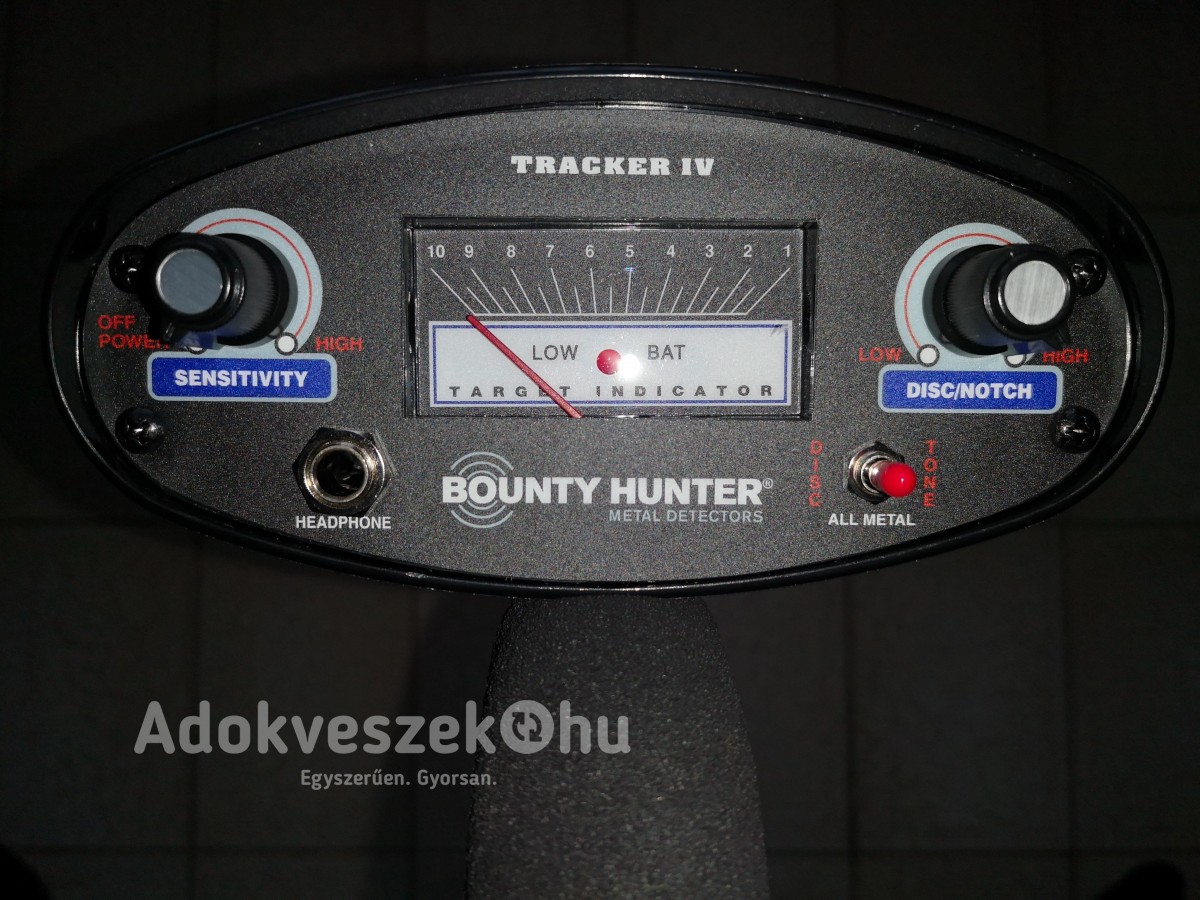 Bounty Hunter TK4 Tracker IV fémkereső detektor ÚJ eladó