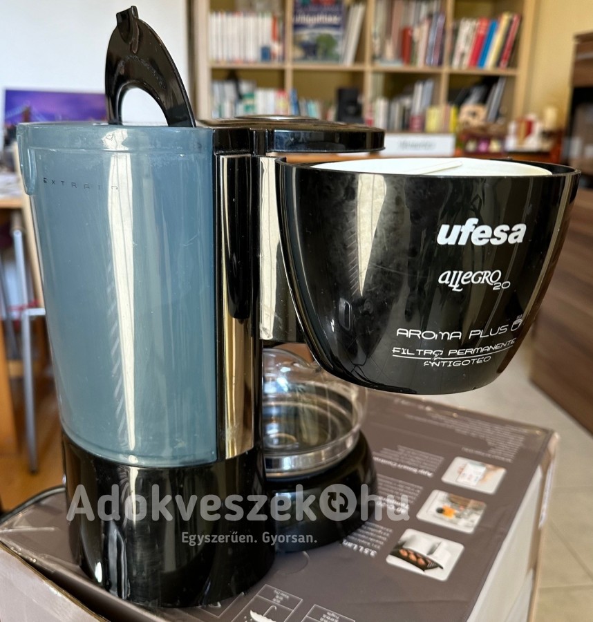 Ufesa allegro átfolyós kávé/teafőző