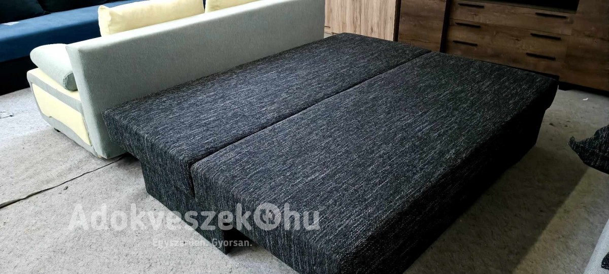 Azonnal vihető 160*200 cm-es kinyitható, ágyneműtartós kanapé