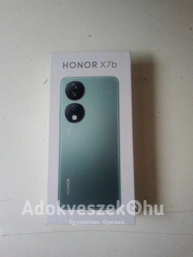 Mobiltelefon új Honor x7b dobozában 2 év jótállással eladó