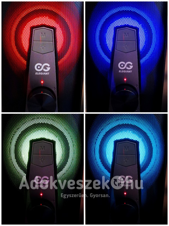 Új, ELEGIANT® 2.0 PC hangszórók 10 W-os sztereó hanggal, RGB fényekkel(SR300 PLUS)-45%
