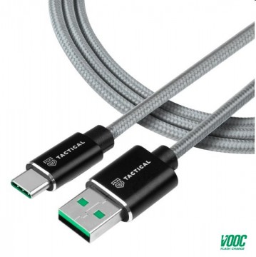 Tactical kevlár USB-A/USB-C kábel  Oppo SuperVOOC 2.0...