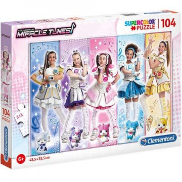 Clementoni Miracle Tunes Lányok Supercolor puzzle 104db-os (27122)