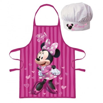 Disney Minnie Gyerek Kötény 2 darabos szett - rózsaszín
