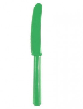 Evőeszköz, kés - 10 darabos Festive Green