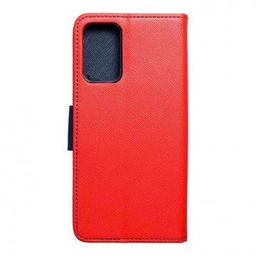 Fancy flipes tok Samsung Galaxy A72 5G piros / sötétkék telefontok