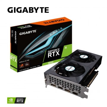 Gigabyte GeForce RTX 3050 EAGLE OC 8G videokártya (GV-N3050EAGLE ...