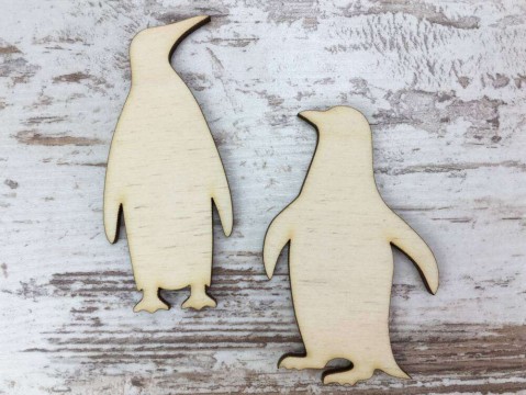 Natúr fa - Pingvin pár 8cm 2db/csomag