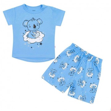 New Baby Gyermek nyári pizsama New Baby Dream kék 12-18 hó (86 cm)