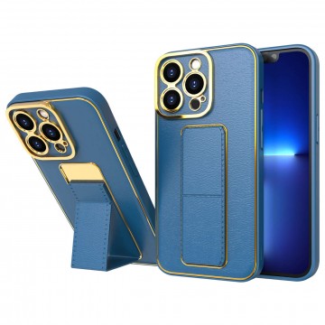 New Kickstand tok iPhone 12 Pro tok állvánnyal kék