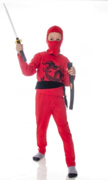 Ninja Jelmez - piros