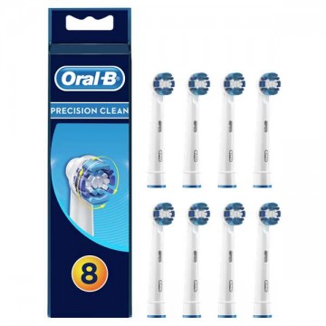 Oral-b eb20-8 precision clean pótfej 8 db rainbow
