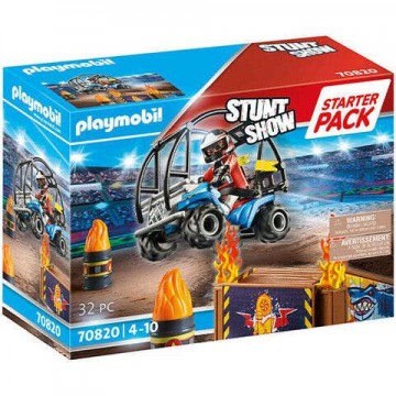 Playmobil: Stunt Show - Kaszkadőr quaddal és lángoló rámpával...