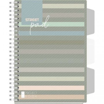 Spirálfüzet Street Pad Stripes Edition A/5 100 lapos vonalas,...