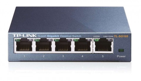 TP-Link TL-SG105 10/100/1000Mbps 5 portos mini switch
