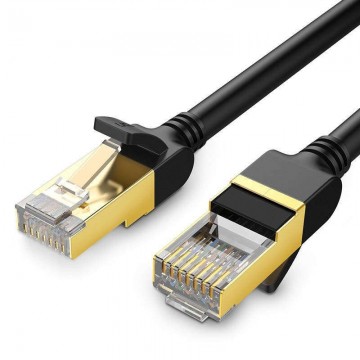 UGREEN NW107 Ethernet RJ45 hálózati kábel, Cat.7, STP, 8m (fekete)
