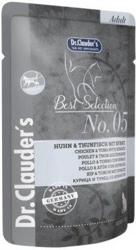 Dr.Clauder's Best Selection No.05 chicken & tuna with spinach 85...