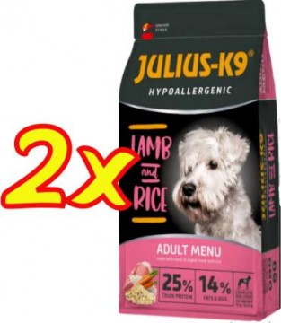 Julius-K9 Adult Hypoallergenic Lamb&Rice 2x12 kg