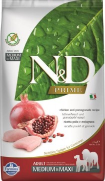 N&D Dog Prime Adult Medium/Maxi Chicken & Pomegranate 2,5 kg