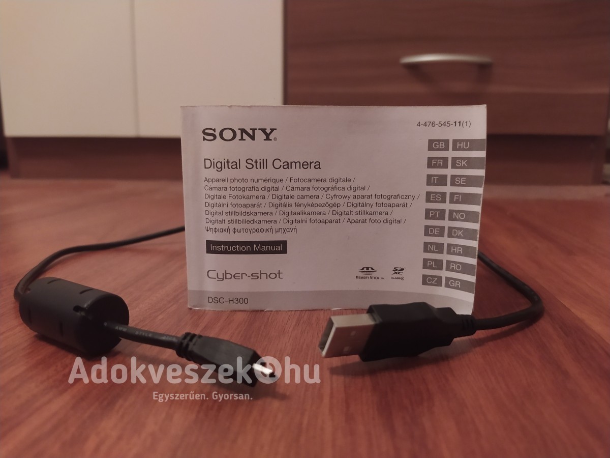Sony DSC-H300(B) digitális fényképezőgép