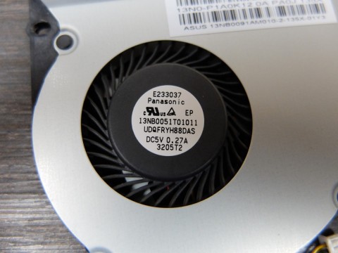 ASUS S400 S500 X402 X502 laptop hűtő ventilátor UDQFRYH88DAS...