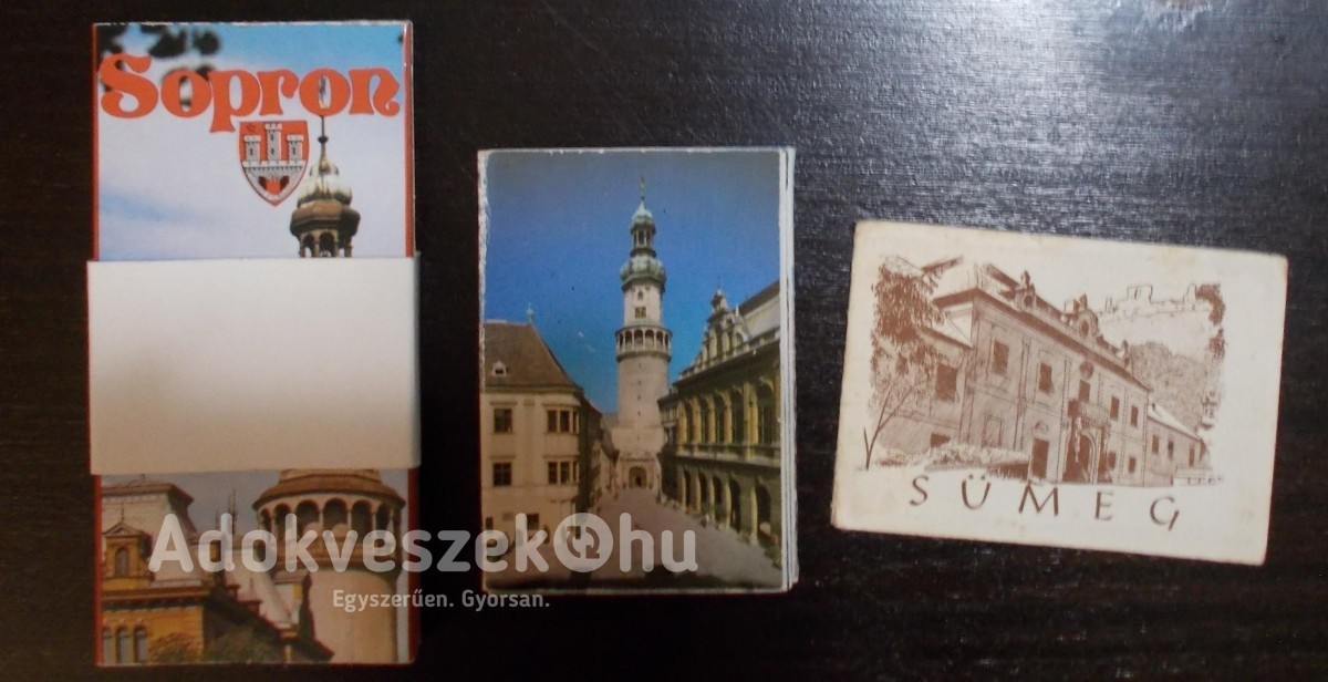 Városképek város képek régi Sopron Sümeg