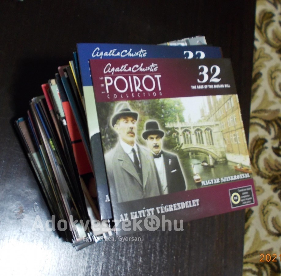 64 Poirot Sherlock Holmes Roger Moore Az Angyal dvd filmek filmsorozat
