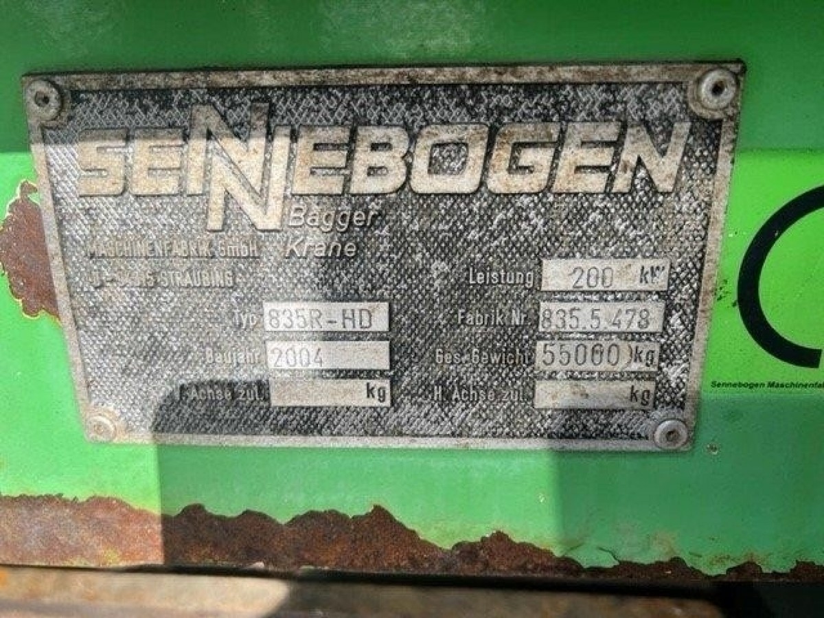 Sennebogen 835R / 2004 / 10500 üó / Klíma