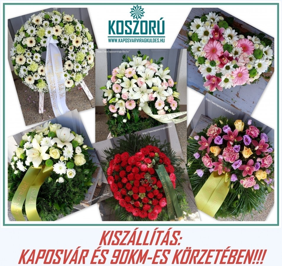 Nyugati Temető Kaposvár - Koszorú kiszállítás - Virág Kaposvár webáruház