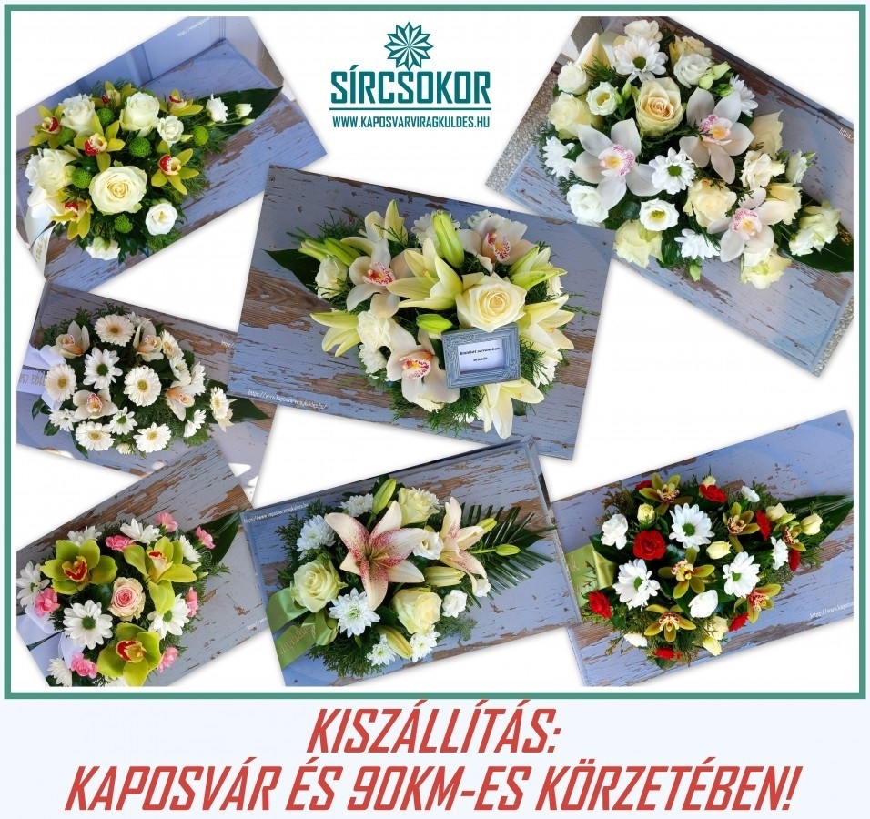 Keleti Temető Kaposvár - Koszorú kiszállítás - Virág Kaposvár virágüzlet webáruház