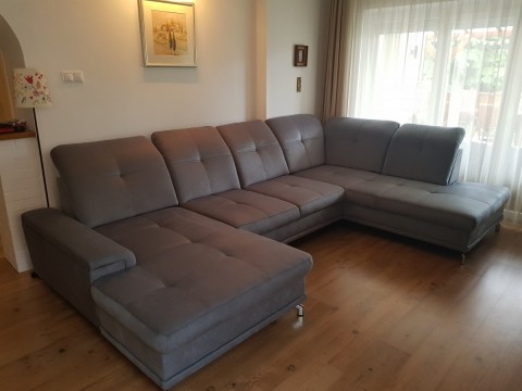 Új U alakú kanapé