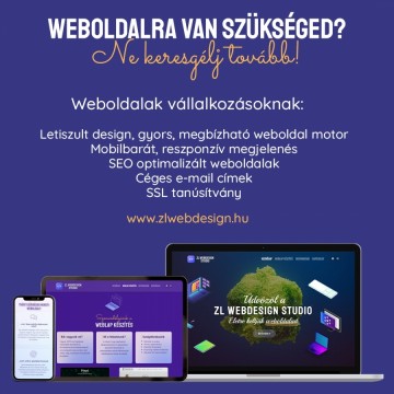 Minőségi weboldalak vállalkozóknak - ZLWebDesign.hu
