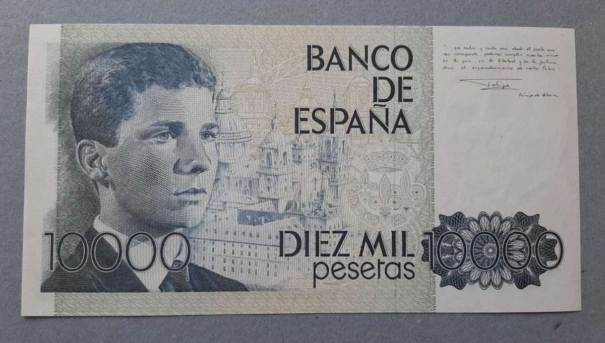 Spanyolország 10000 Peseta 1985 UNC