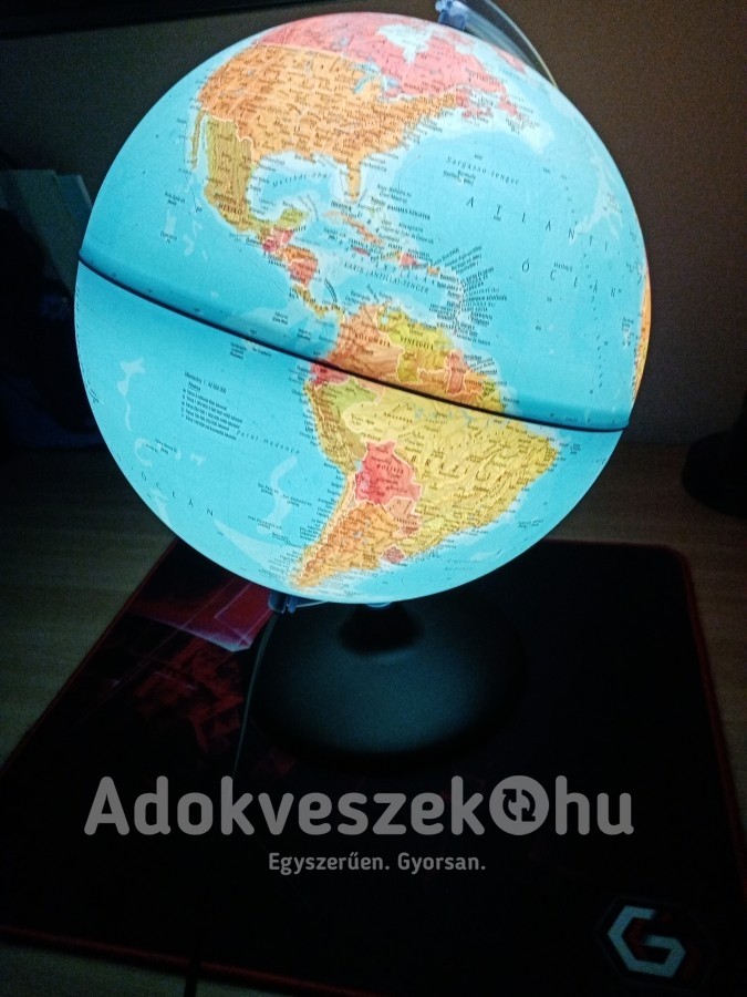 Melinera Illuminated Globe (földgömb) 