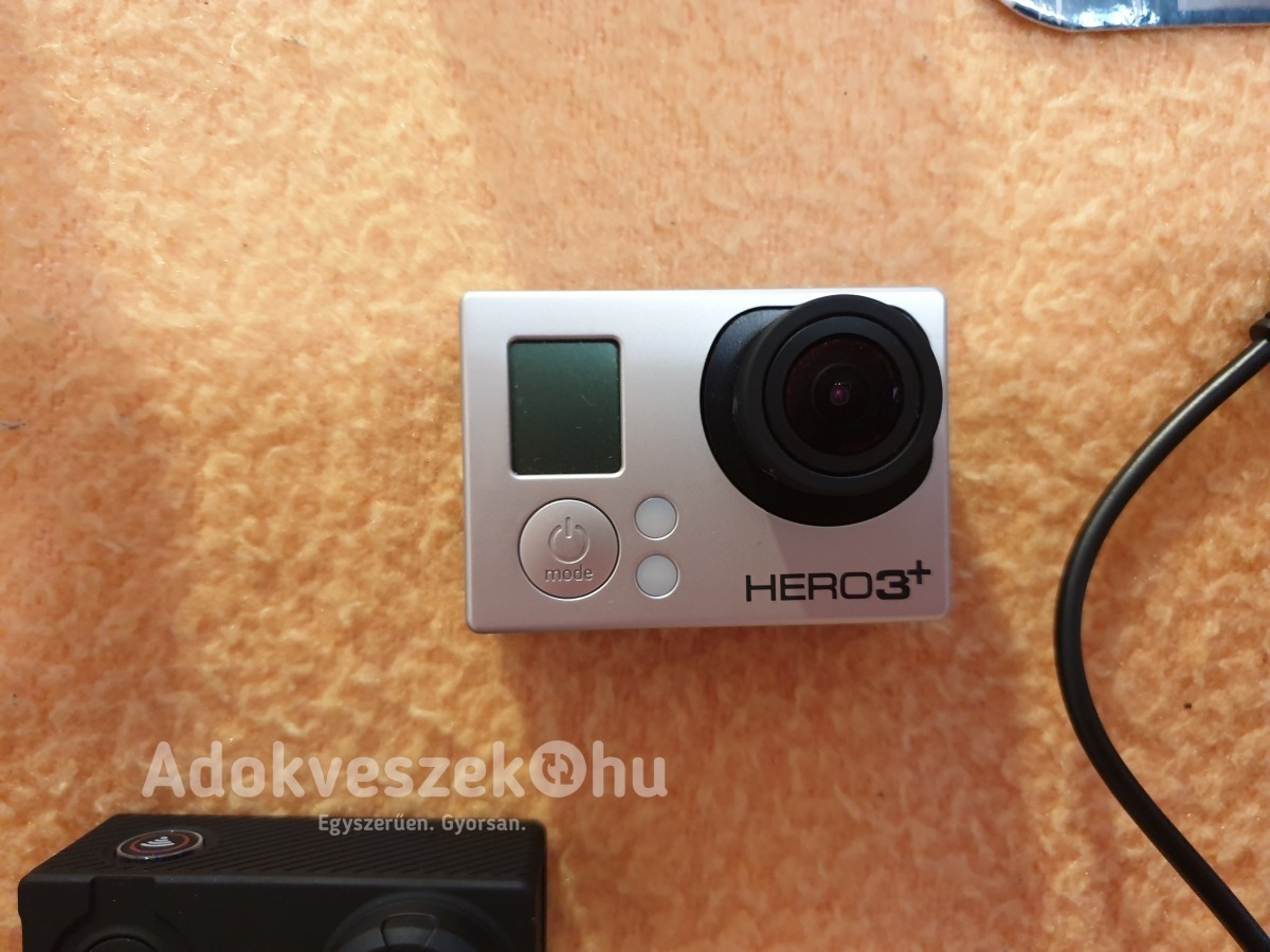 Go Pro XTREME BLACK HAWK 4K 30FPS kamera és fényképező + HERO+3 4K videó kamera tartozékokal új állapotban eladó 