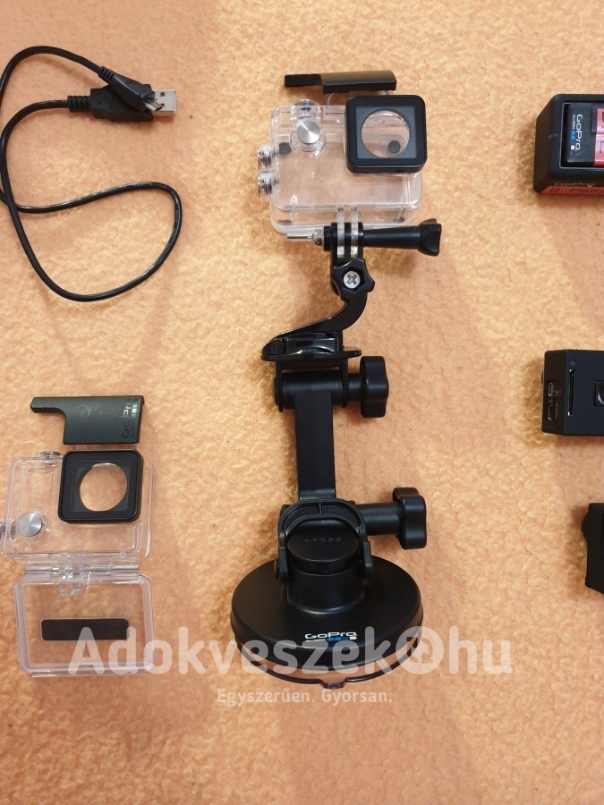 Go Pro XTREME BLACK HAWK 4K 30FPS kamera és fényképező + HERO+3 4K videó kamera tartozékokal új állapotban eladó 