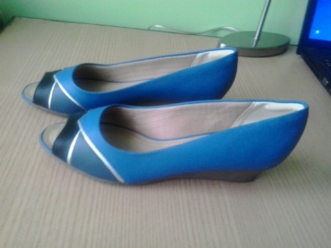 Kék női cipő