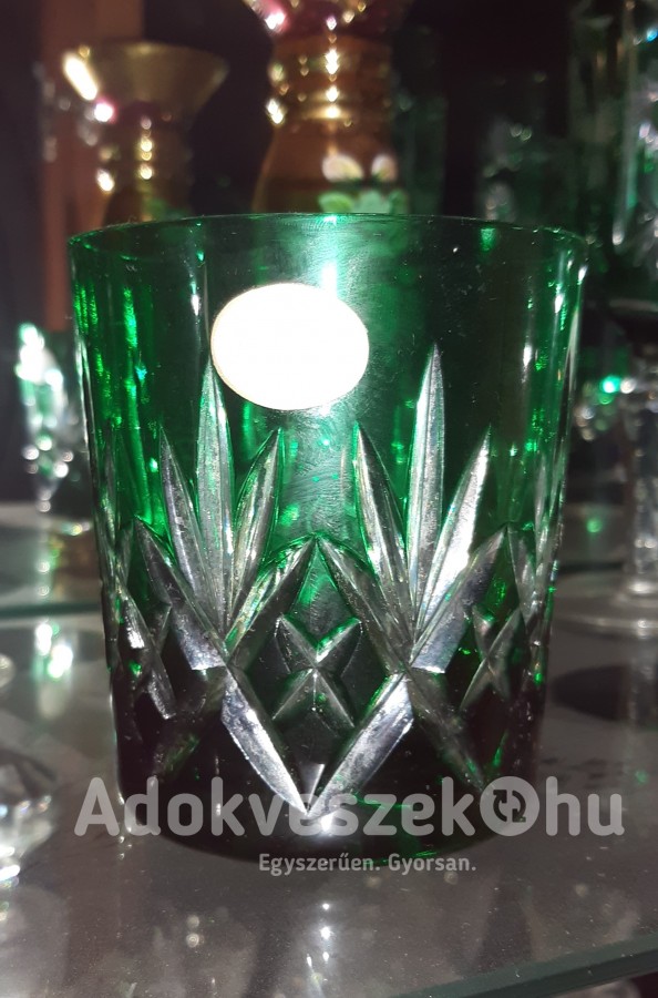 Eredeti Ajka kristály whisky-s pohár készlet eladó.6 db.